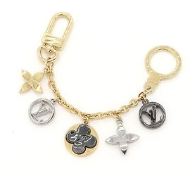 Charm per borsa Louis Vuitton Nero Argento D'oro