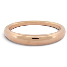 BRAZALETE CHAUMET JONC EN ORO ROSA 18K 43.7GR TALLA 16.5 SOLID PINK GOLD BANGLE Dorado