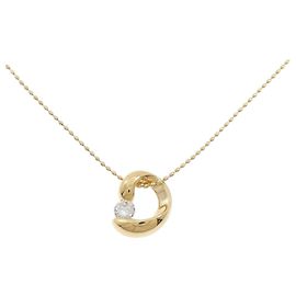 Autre Marque Collier en diamant Au750 Doré