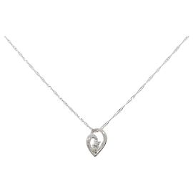 Autre Marque Diamantenhalskette Au750 Silber