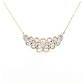 Autre Marque Collier en diamants Au750/PT900 Doré
