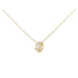 Autre Marque Collier en diamants Au750 Doré