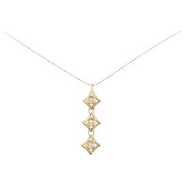 Autre Marque Collier en diamant Au750 Doré