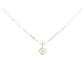 Autre Marque Collier en diamants Au750 Doré
