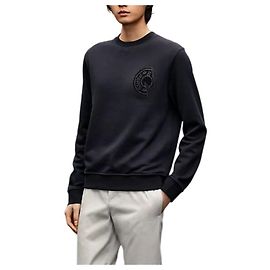 Hermès Herrenpullover mit Rundhalsausschnitt Blau Blau