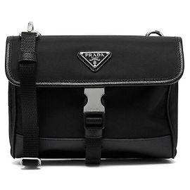 Prada Borsa a tracolla mini in Re-Nylon Nero