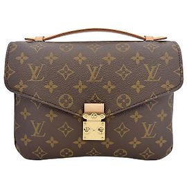 Louis Vuitton Monogram Pochette Metis Marrom