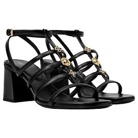 Louis Vuitton Elegant Sandals with Delicate Buckle Golden