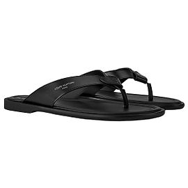 Louis Vuitton Sunset Thong Sandals Black Black