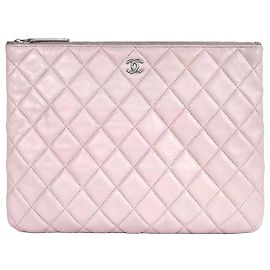 Chanel Classic Clutch New Medium Pink SKU Pink