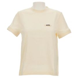 Jacquemus T-Shirt de manga curta Gros Grain Marrom