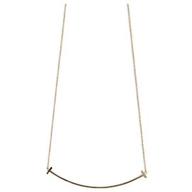 Tiffany & Co Colar com pingente Smile em ouro amarelo Amarelo