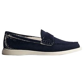 Dior Mocassin Granville Deep Blue Suede Calfskin Bleu