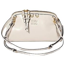 Miu Miu Clutch de cuero Caprice Multicolor