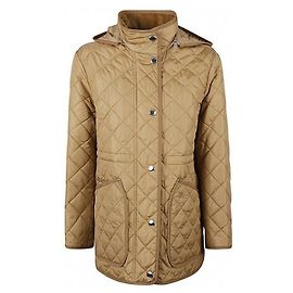 Burberry Diamond Quilted Jacket Archive Beige Brown