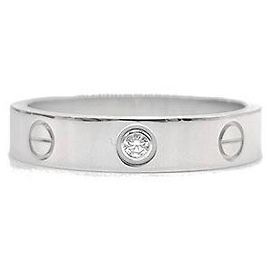 Cartier Diamond Love Ring Weißgold Weiß