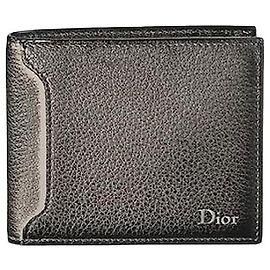 Dior Arch Wallet Black Grained Calfskin Black