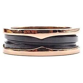 Bulgari Bzero1 Ceramic Ring Rose Gold Pink