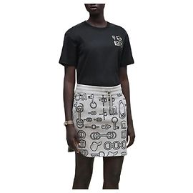 Hermès Minifalda para mujer en gris Castaño