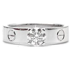 Cartier Love Solitär-Diamantring Weiß