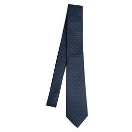 Gucci Silk Jacquard Tie Blue Blue