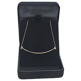 Tiffany & Co Collier pendentif Smile en or jaune Jaune