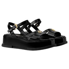 Louis Vuitton Maya Platform Sandal Black Black