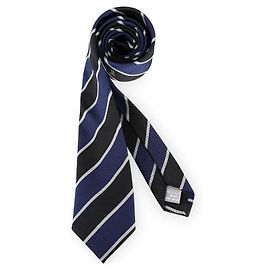 Dior Corbata de seda a rayas para hombre (Blue/Black) Azul