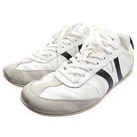 Céline Baskets pour hommes noir et blanc Blanc