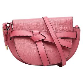Bolsa de Ombro Loewe Anagram Gate Mini Rosa
