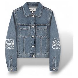 Loewe Anagram Jeansjacke Blau