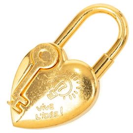 Hermès Hermes Lockheart Cadena Padlock Charm D'oro