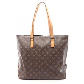 Borsa Cabas Mezzo Monogram Louis Vuitton Marrone Monogramma