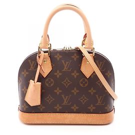 Louis Vuitton Alma BB Monogram Handtasche Braun Monogramm