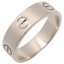 Bague Cartier Love en or blanc 18K Doré