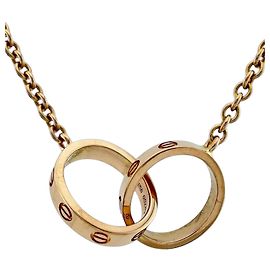 Collier Cartier Baby Love en or rose Doré