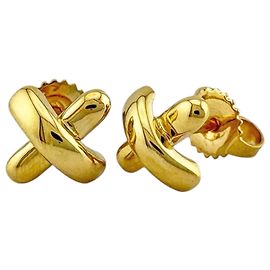 Orecchini Cross Stitch Tiffany & Co. in oro giallo 18K Altro
