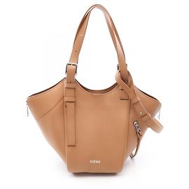 Loewe Hammock Flip Bag - Brown Leather Handbag Brown