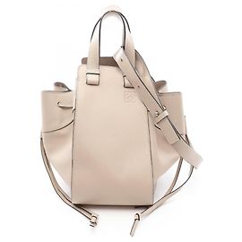 Sac Loewe Hammock - Sac à main en cuir Medium Beige
