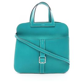 Hermès Sac à main 2-Way Hermes HERMES Arzan 31 Bleu Vert