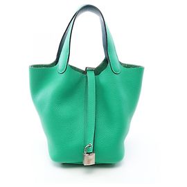 Hermès Bolsa Hermes Picotin Lock PM Verde