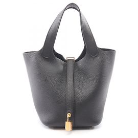 Hermès Hermes Picotin Lock PM Handtasche Schwarz