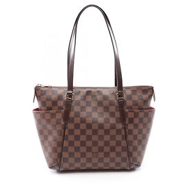 Saco Tote Louis Vuitton Totally PM Marrom Damier ebene