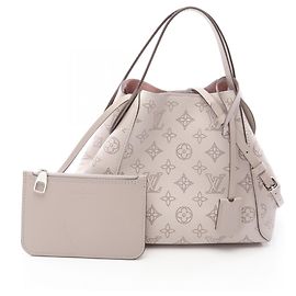 Louis Vuitton Mahina PM 2-Way Handtasche Beige