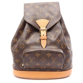 Louis Vuitton Montsouris MM Backpack/Handbag Brown