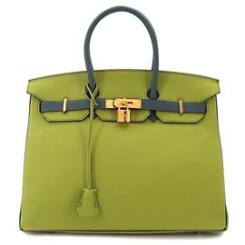Hermès Sac à main Hermes Birkin 35 Vert