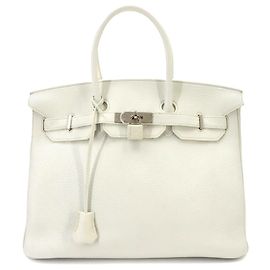 Hermès Sac à main Hermes Birkin 35 Blanc