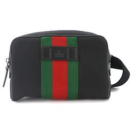 Bolsa de Ombro Gucci Sherry Line Preto