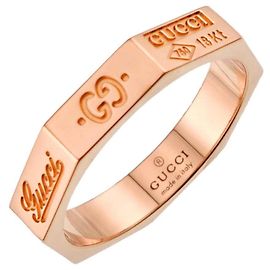 Gucci Octagonal Band Ring in 18K Roségold Andere