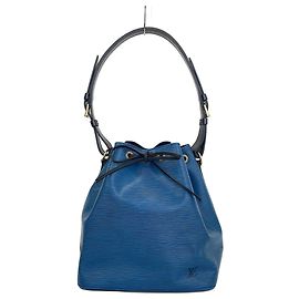 Borsa a tracolla Petit Noé in pelle Epi Louis Vuitton Blu